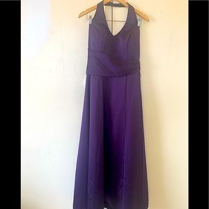 ALFRED ANGELO Violet Halter Formal Dress-Size 10